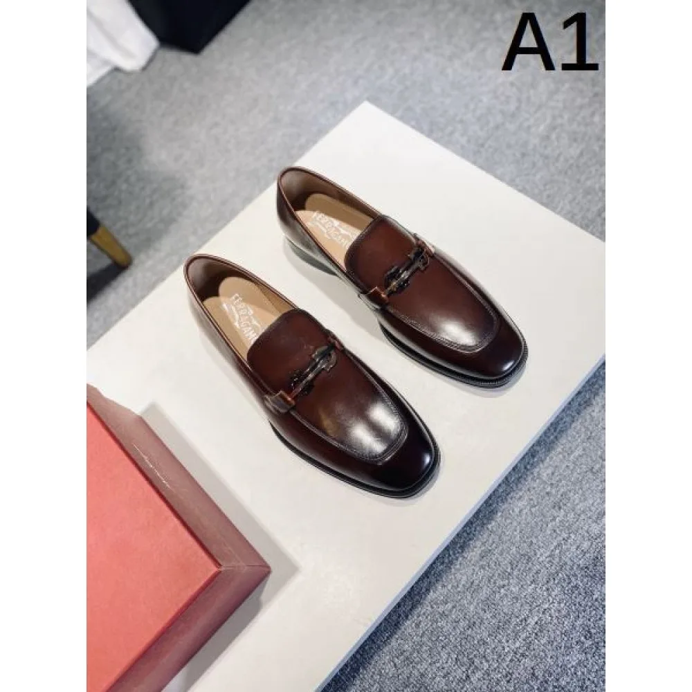 2024FW メンズ用 ビジネスシューズ FERRAGAMO サルヴァトーレ フェラガモ 人気急上昇 商品画像 1