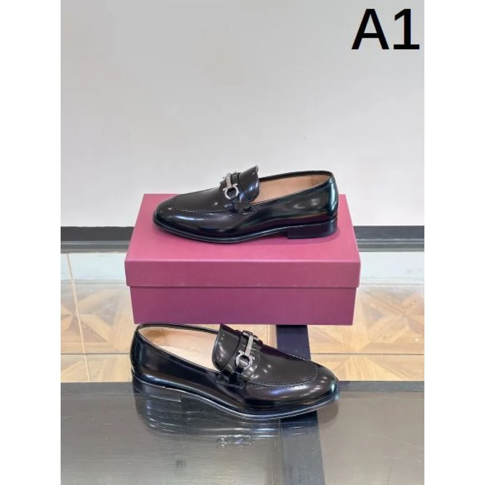 2024FW メンズ用 ビジネスシューズ FERRAGAMO サルヴァトーレ フェラガモ 在庫あり即発 商品画像 1