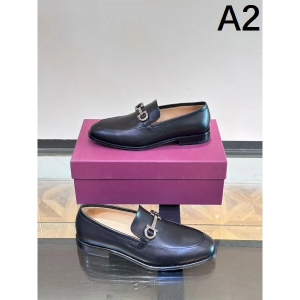2024FW メンズ用 ビジネスシューズ FERRAGAMO サルヴァトーレ フェラガモ 在庫あり即発 商品画像 2