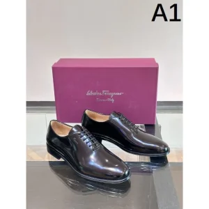 2024FW メンズ用 ビジネスシューズ FERRAGAMO サルヴァトーレ フェラガモ 今すぐ欲しい 商品画像 1