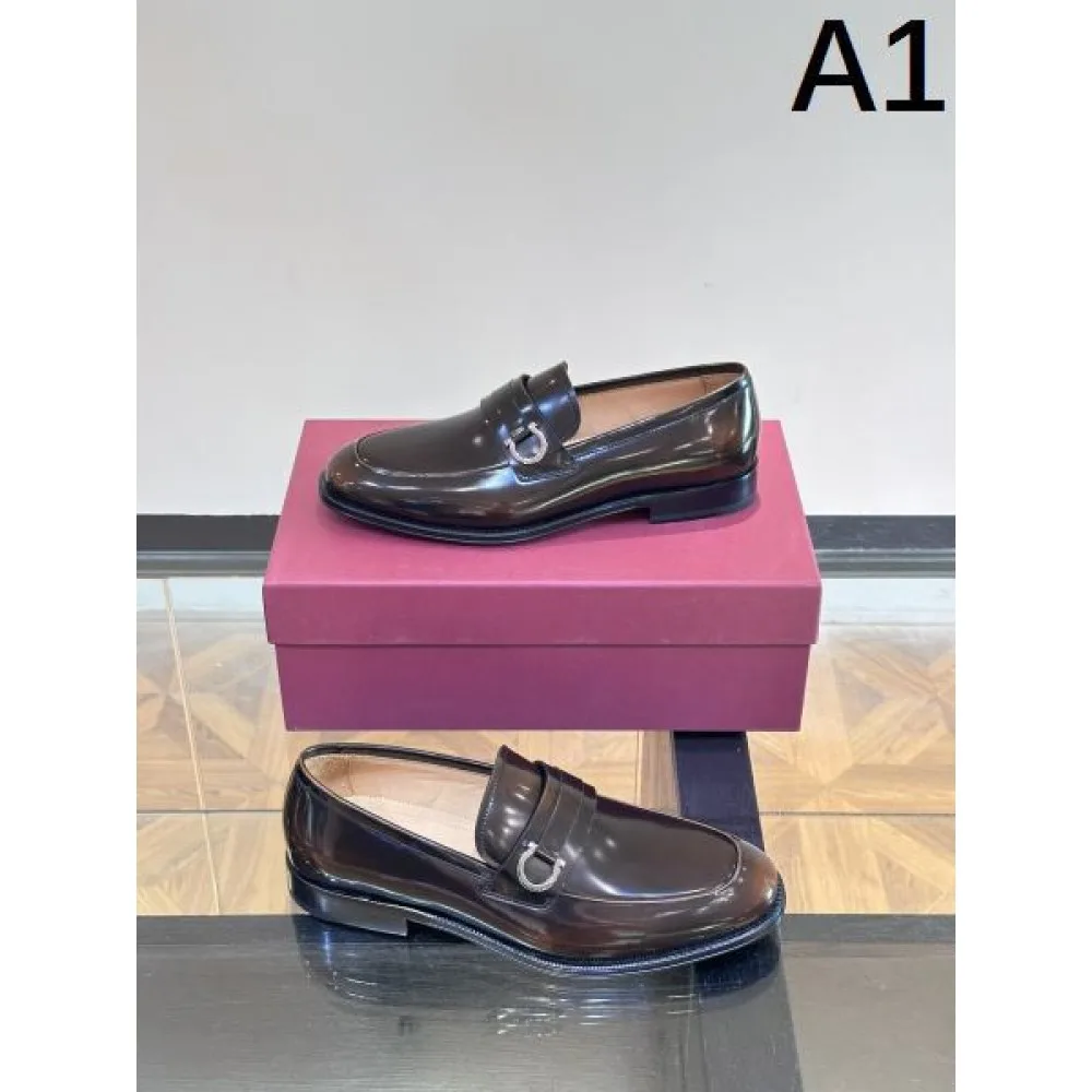 2024FW メンズ用 ビジネスシューズ FERRAGAMO サルヴァトーレ フェラガモ カラバリ豊富 商品画像 1