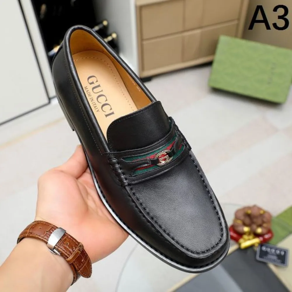 最短1週間 日本未発売 GUCCI グッチ 2026 メンズ用 ビジネスシューズ 商品画像 3