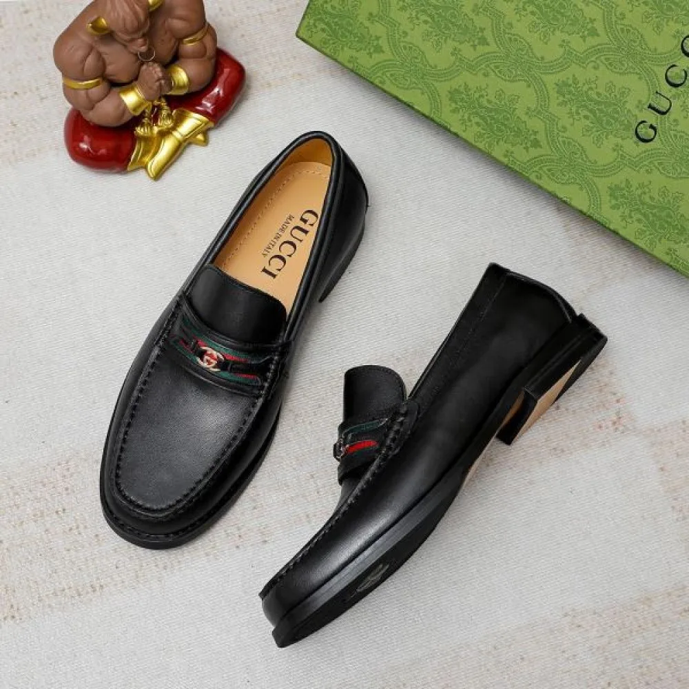 最短1週間 日本未発売 GUCCI グッチ 2026 メンズ用 ビジネスシューズ 商品画像 5