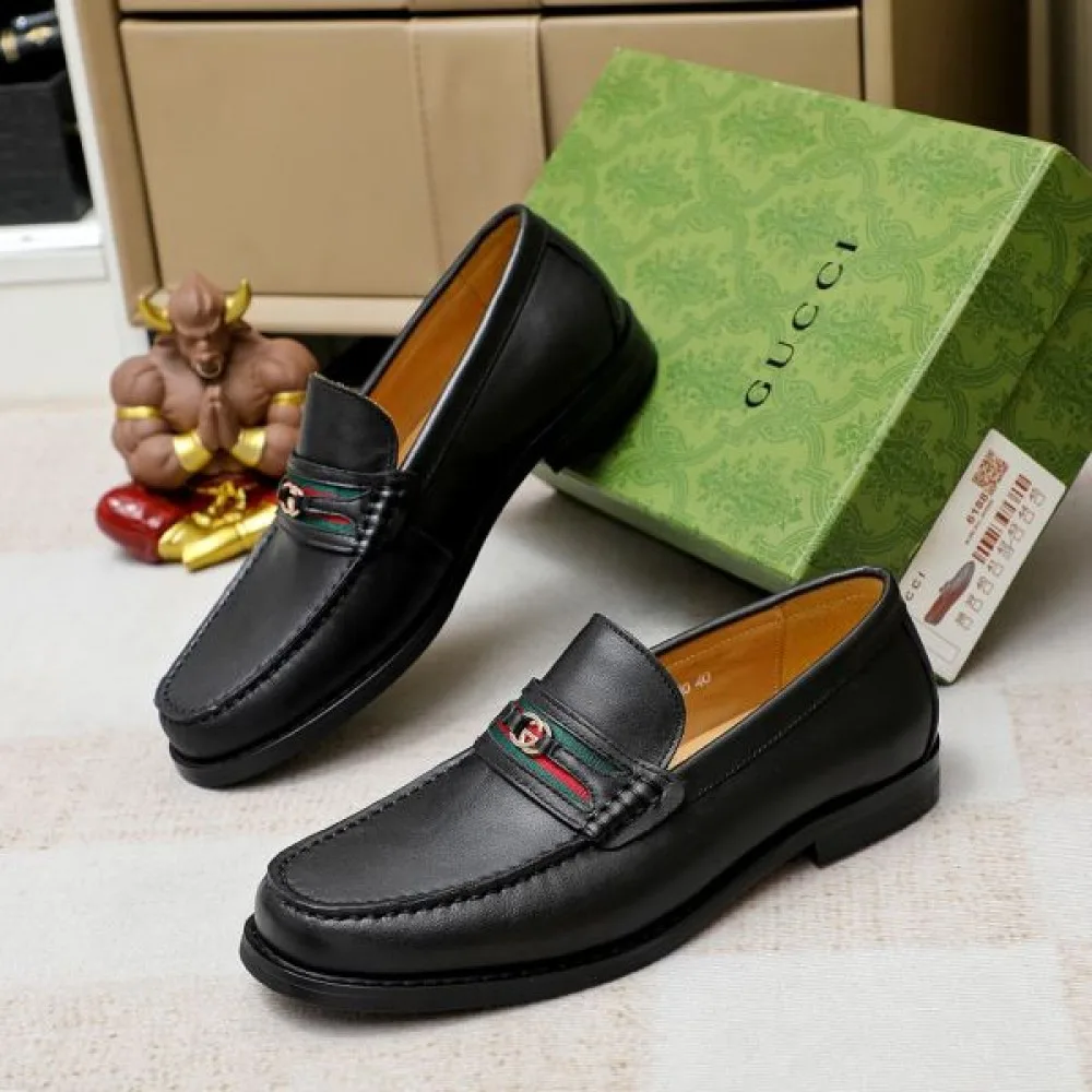最短1週間 日本未発売 GUCCI グッチ 2026 メンズ用 ビジネスシューズ 商品画像 6