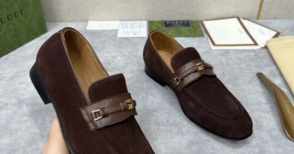 好感度が高いアイテム GUCCI グッチ 2026 メンズ用 ビジネスシューズ 商品画像 11