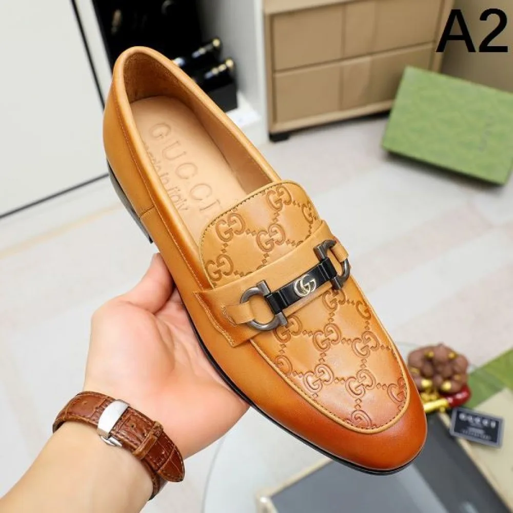 おしゃれの幅が広がり GUCCI グッチ 2026 メンズ用 ビジネスシューズ 商品画像 2