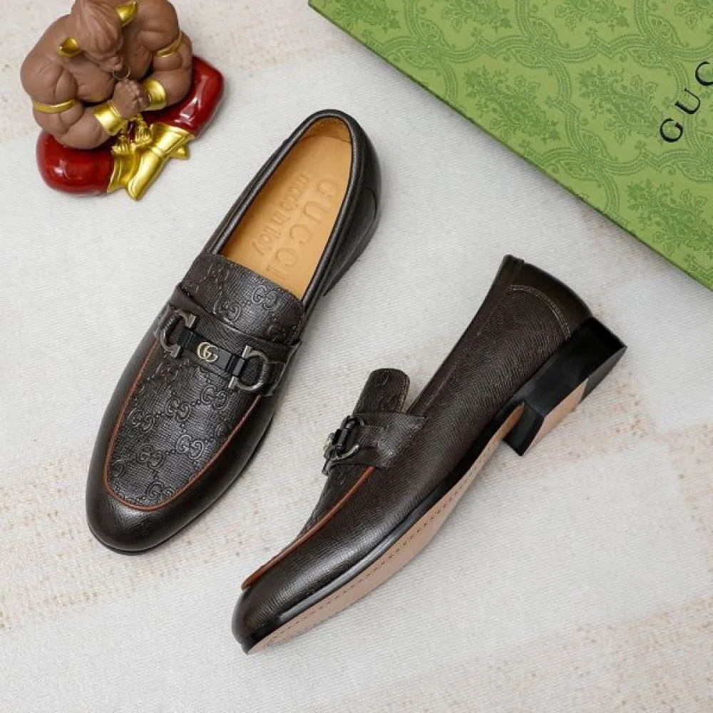 おしゃれの幅が広がり GUCCI グッチ 2026 メンズ用 ビジネスシューズ 商品画像 5