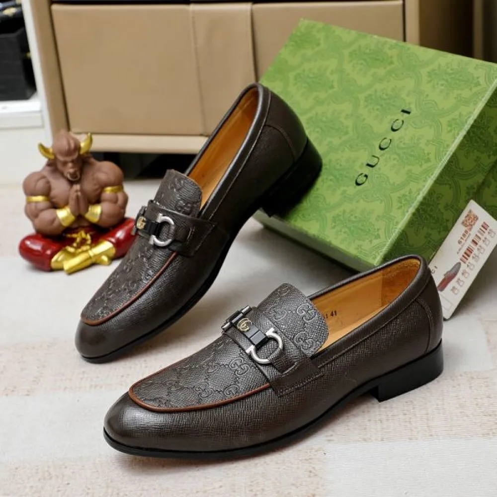 おしゃれの幅が広がり GUCCI グッチ 2026 メンズ用 ビジネスシューズ 商品画像 6