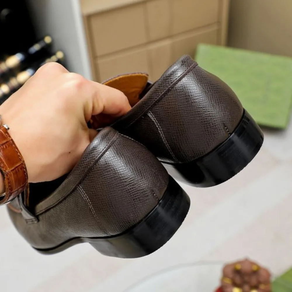 おしゃれの幅が広がり GUCCI グッチ 2026 メンズ用 ビジネスシューズ 商品画像 8
