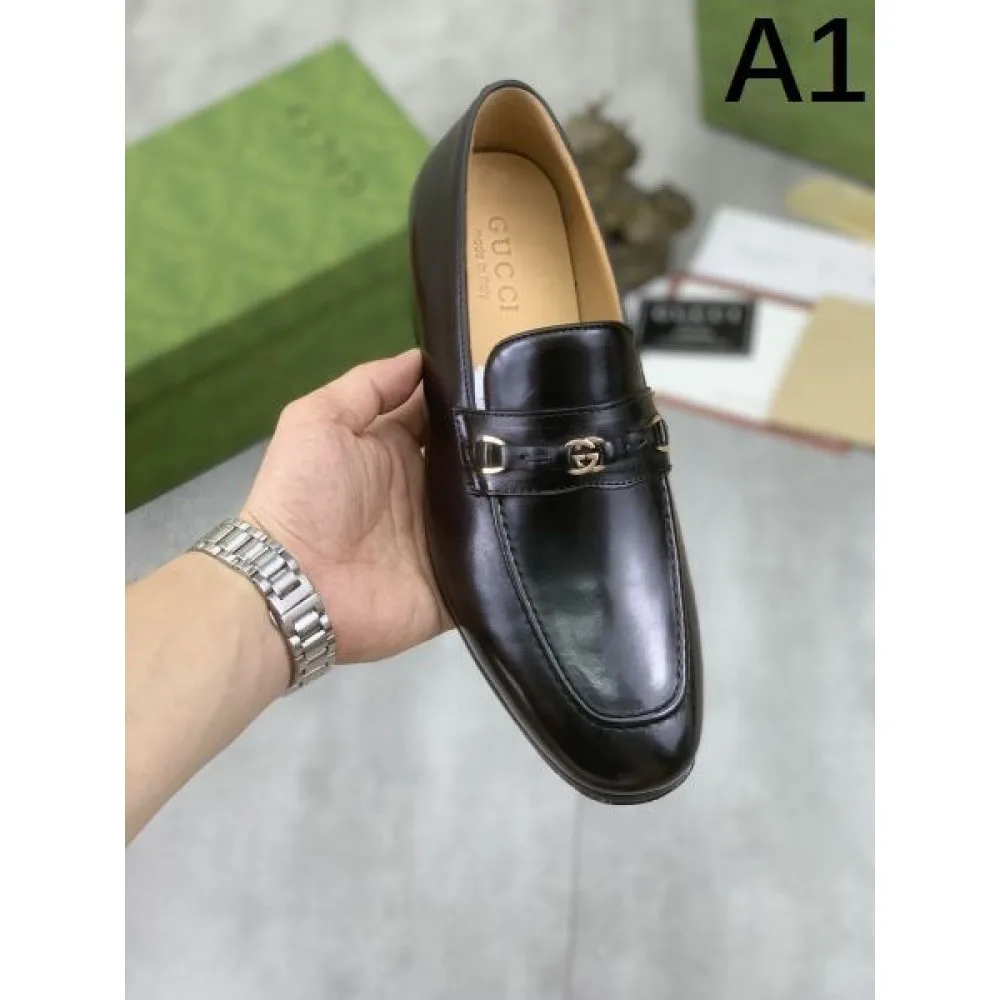 GUCCI グッチ 春夏最新作完売必至 2026 メンズ用 ビジネスシューズ 商品画像 1
