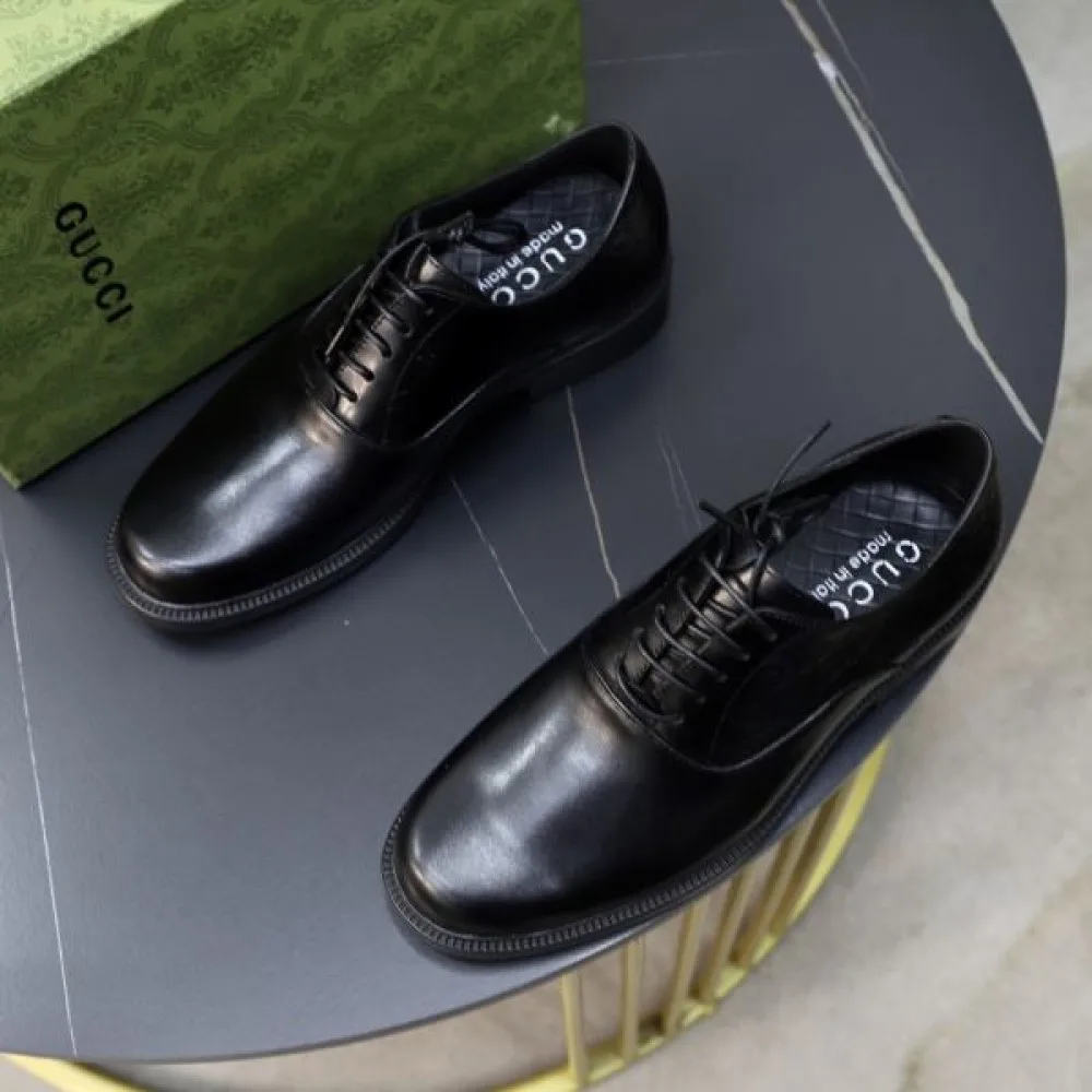 GUCCI グッチ 海外限定モデル新作 2026 メンズ用 ビジネスシューズ 商品画像 4