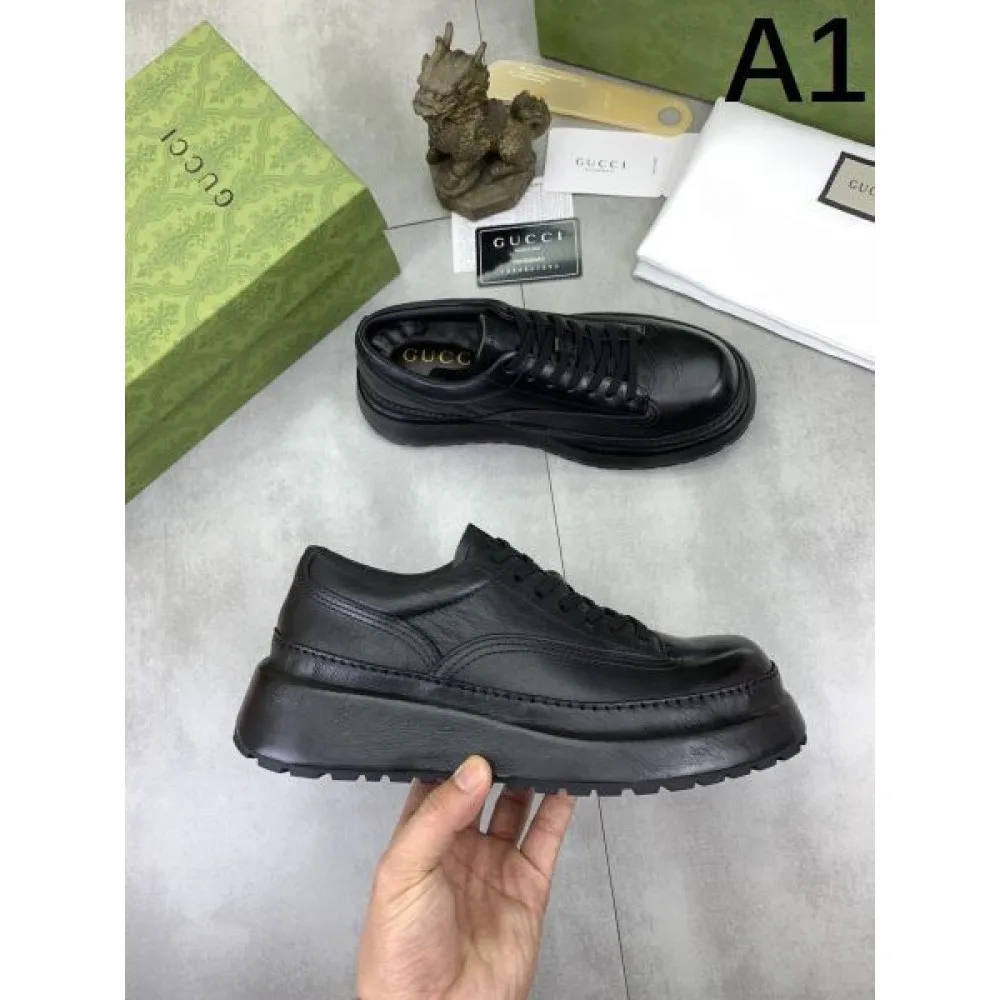 2024FW メンズ用 ビジネスシューズ GUCCI グッチ 一目瞭然人気ブランド 商品画像 1