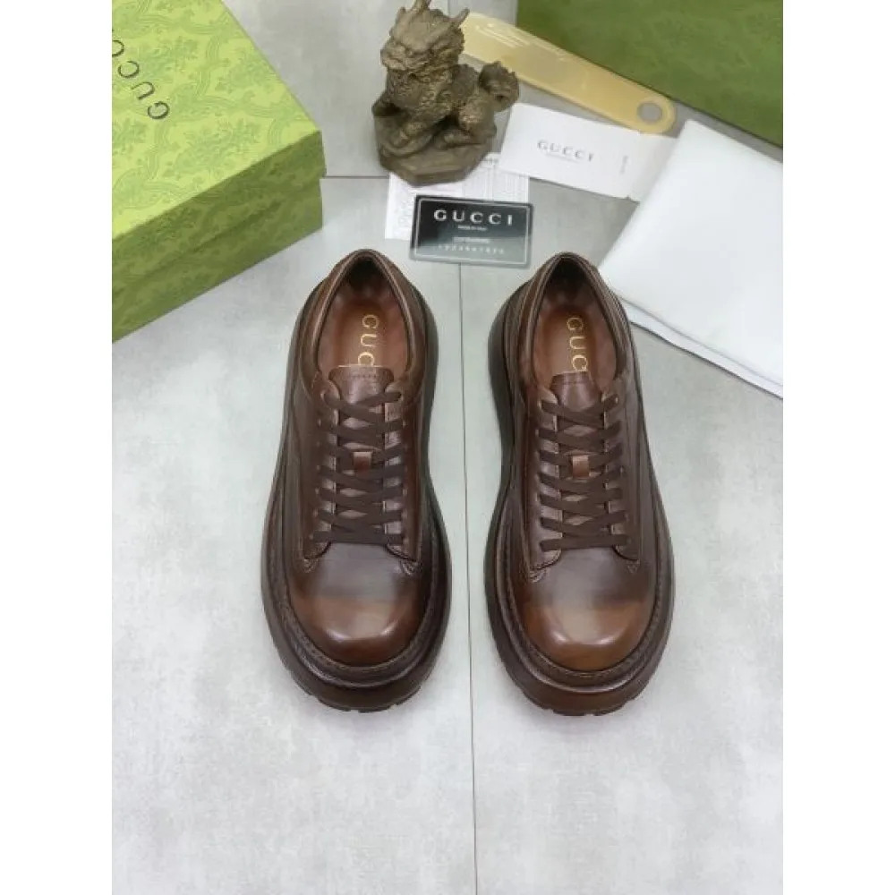 2024FW メンズ用 ビジネスシューズ GUCCI グッチ 一目瞭然人気ブランド 商品画像 4