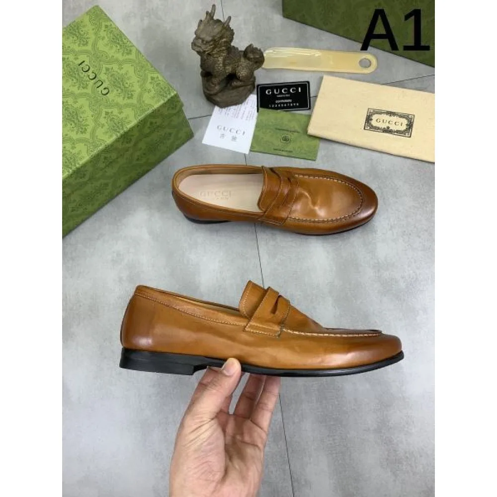 2024FW メンズ用 ビジネスシューズ GUCCI グッチ 話題沸騰中の冬季新作 商品画像 1