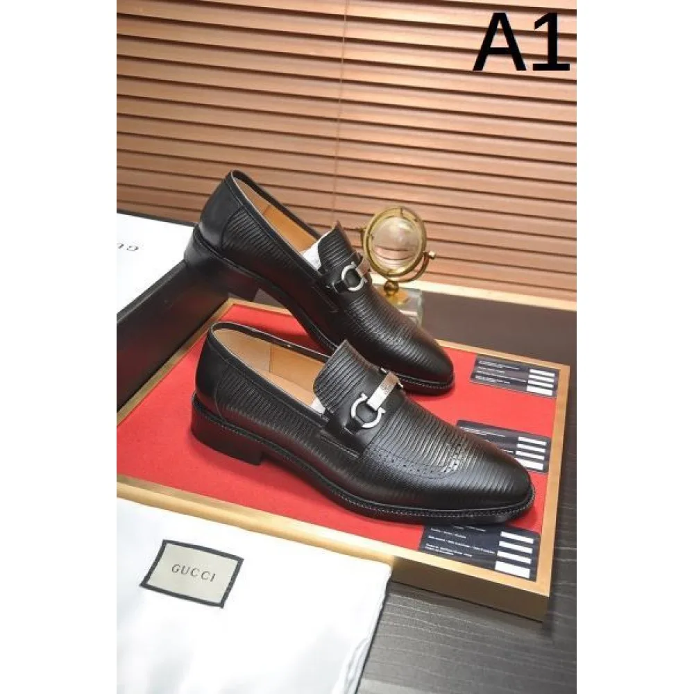 2024FW メンズ用 ビジネスシューズ GUCCI グッチ 贈るべきのプレゼント 商品画像 1