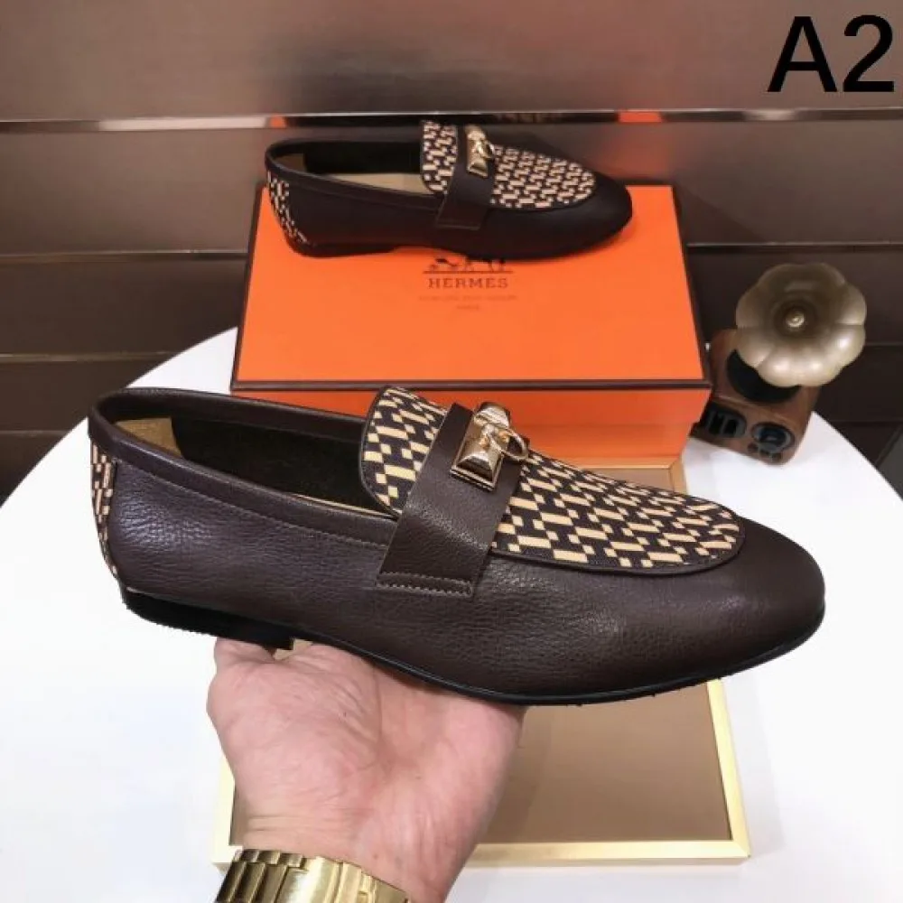 HERMES エルメス おしゃれに着こなせる 2026 メンズ用 ビジネスシューズ 商品画像 2
