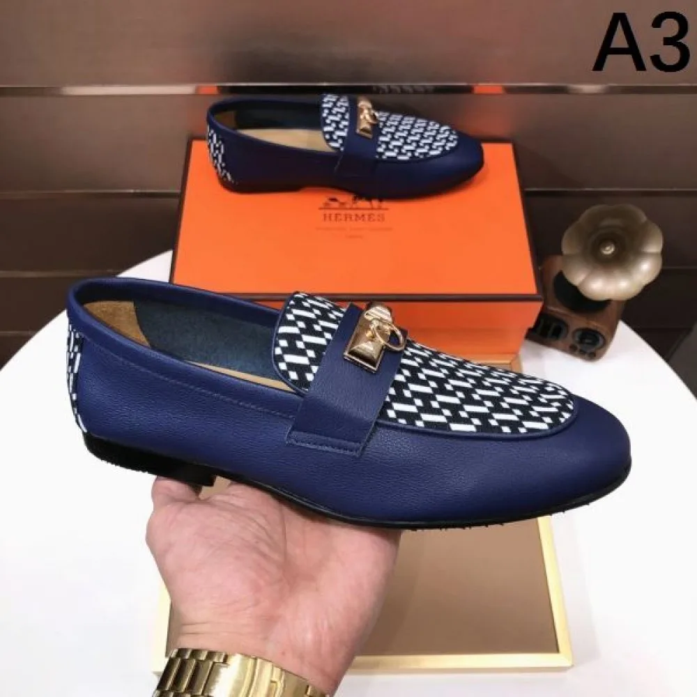 HERMES エルメス おしゃれに着こなせる 2026 メンズ用 ビジネスシューズ 商品画像 3