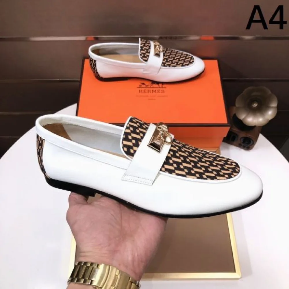 HERMES エルメス おしゃれに着こなせる 2026 メンズ用 ビジネスシューズ 商品画像 4