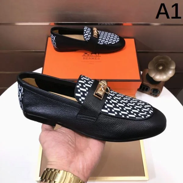 HERMES エルメス おしゃれに着こなせる 2026 メンズ用 ビジネスシューズ 商品画像 10