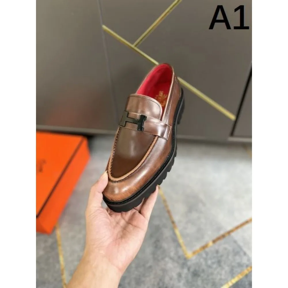 HERMES エルメス 今シーズンは特に人気 2026 メンズ用 ビジネスシューズ 商品画像 1