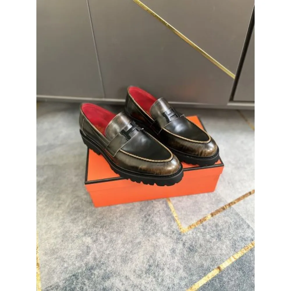 HERMES エルメス 今シーズンは特に人気 2026 メンズ用 ビジネスシューズ 商品画像 4