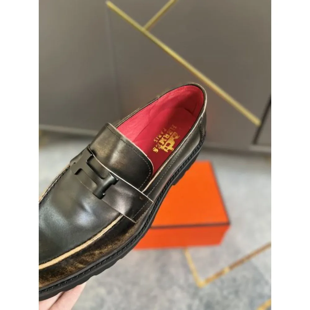 HERMES エルメス 今シーズンは特に人気 2026 メンズ用 ビジネスシューズ 商品画像 7