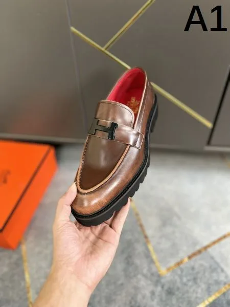 HERMES エルメス 今シーズンは特に人気 2026 メンズ用 ビジネスシューズ 商品画像 10