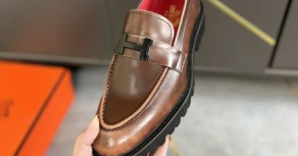HERMES エルメス 今シーズンは特に人気 2026 メンズ用 ビジネスシューズ 商品画像 11