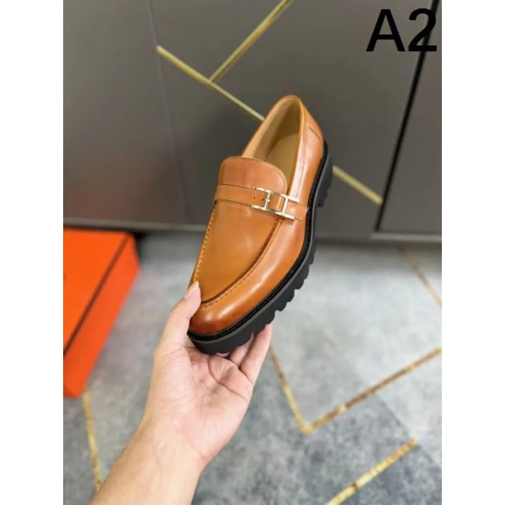 HERMES エルメス 毎シーズン人気が高い 2026 メンズ用 ビジネスシューズ 商品画像 2