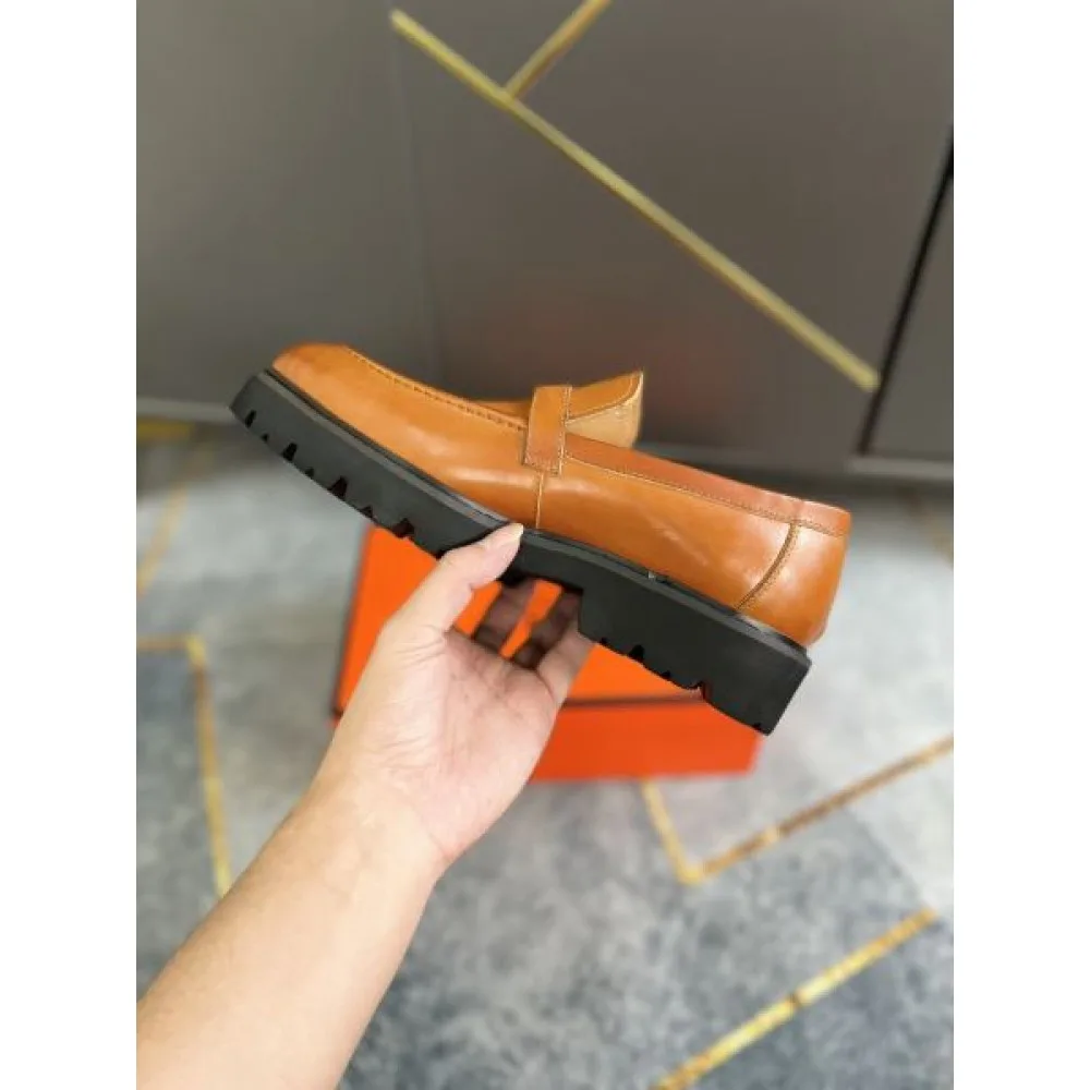 HERMES エルメス 毎シーズン人気が高い 2026 メンズ用 ビジネスシューズ 商品画像 6