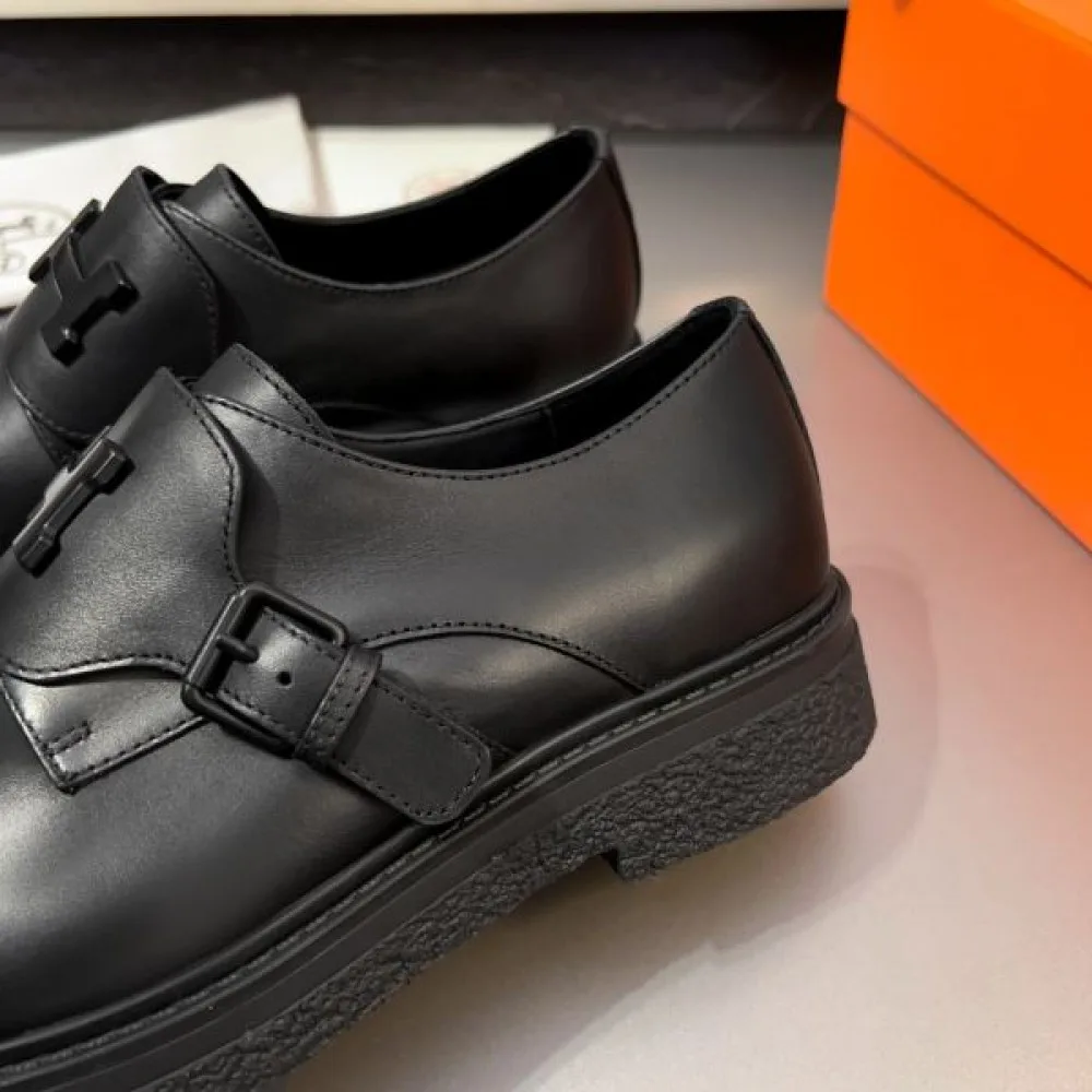 HERMES エルメス 人気モデルの夏季新作 2026 メンズ用 ビジネスシューズ 商品画像 7