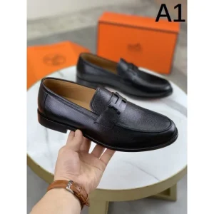 HERMES エルメス ビンテージ感のある 2026 メンズ用 ビジネスシューズ 商品画像 1