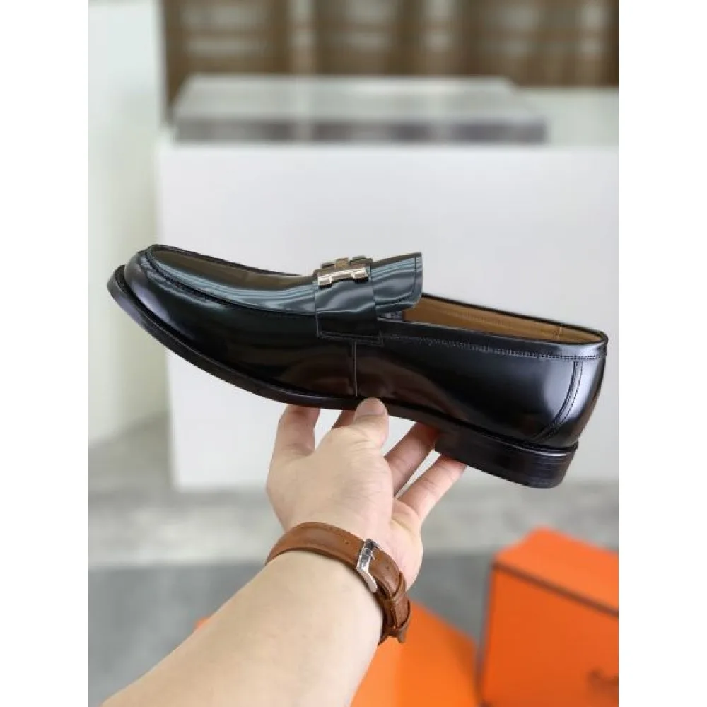 HERMES エルメス ビンテージ感のある 2026 メンズ用 ビジネスシューズ 商品画像 6