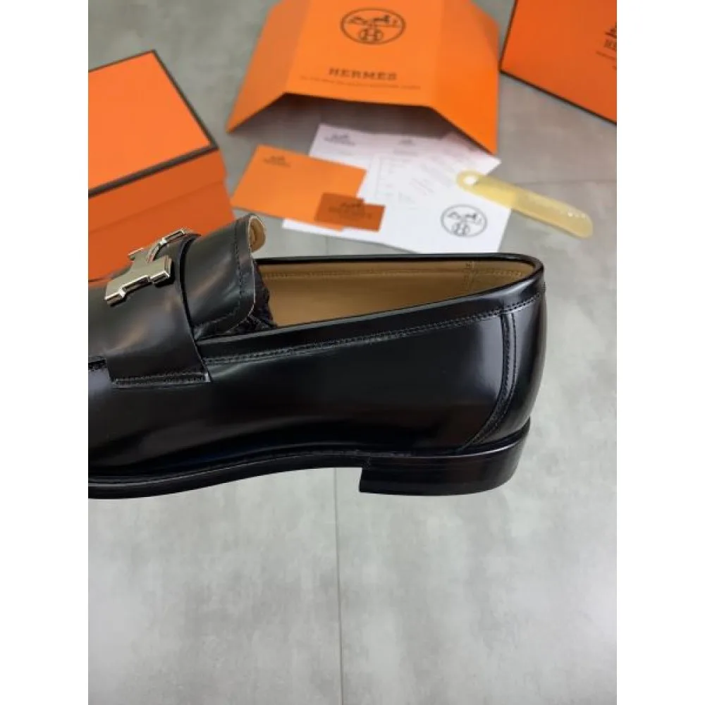 HERMES エルメス ビンテージ感のある 2026 メンズ用 ビジネスシューズ 商品画像 7
