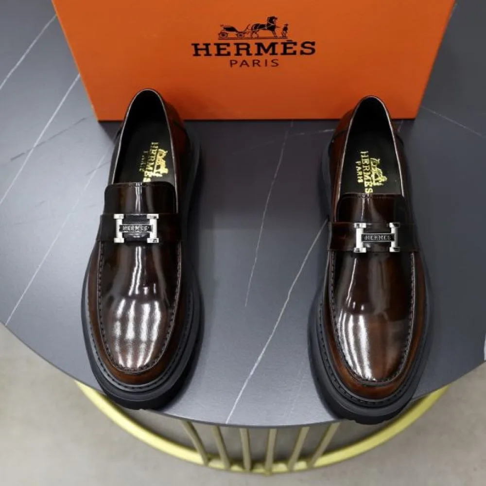 HERMES エルメス 流行に左右されない 2026 メンズ用 ビジネスシューズ 商品画像 3