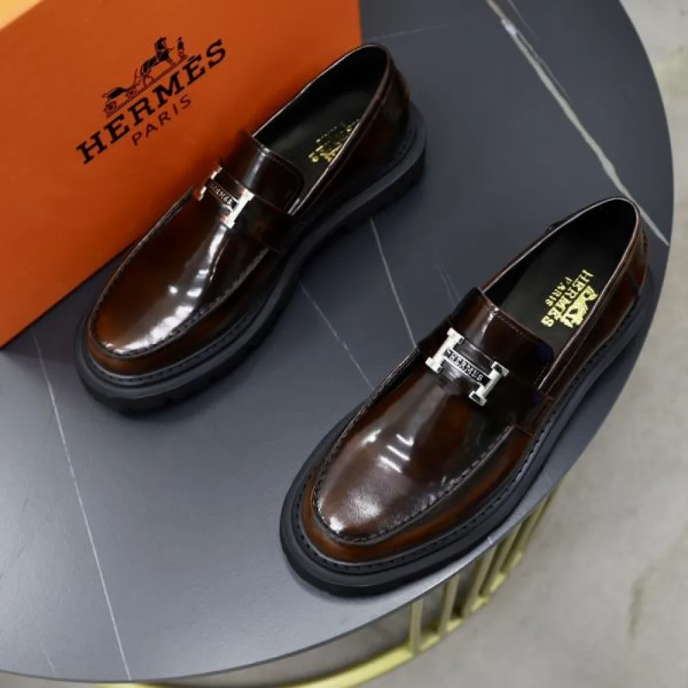 HERMES エルメス 流行に左右されない 2026 メンズ用 ビジネスシューズ 商品画像 4
