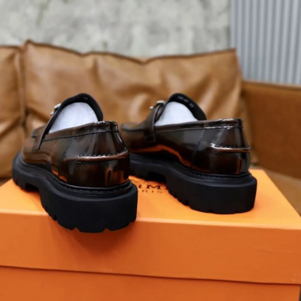 HERMES エルメス 流行に左右されない 2026 メンズ用 ビジネスシューズ 商品画像 8