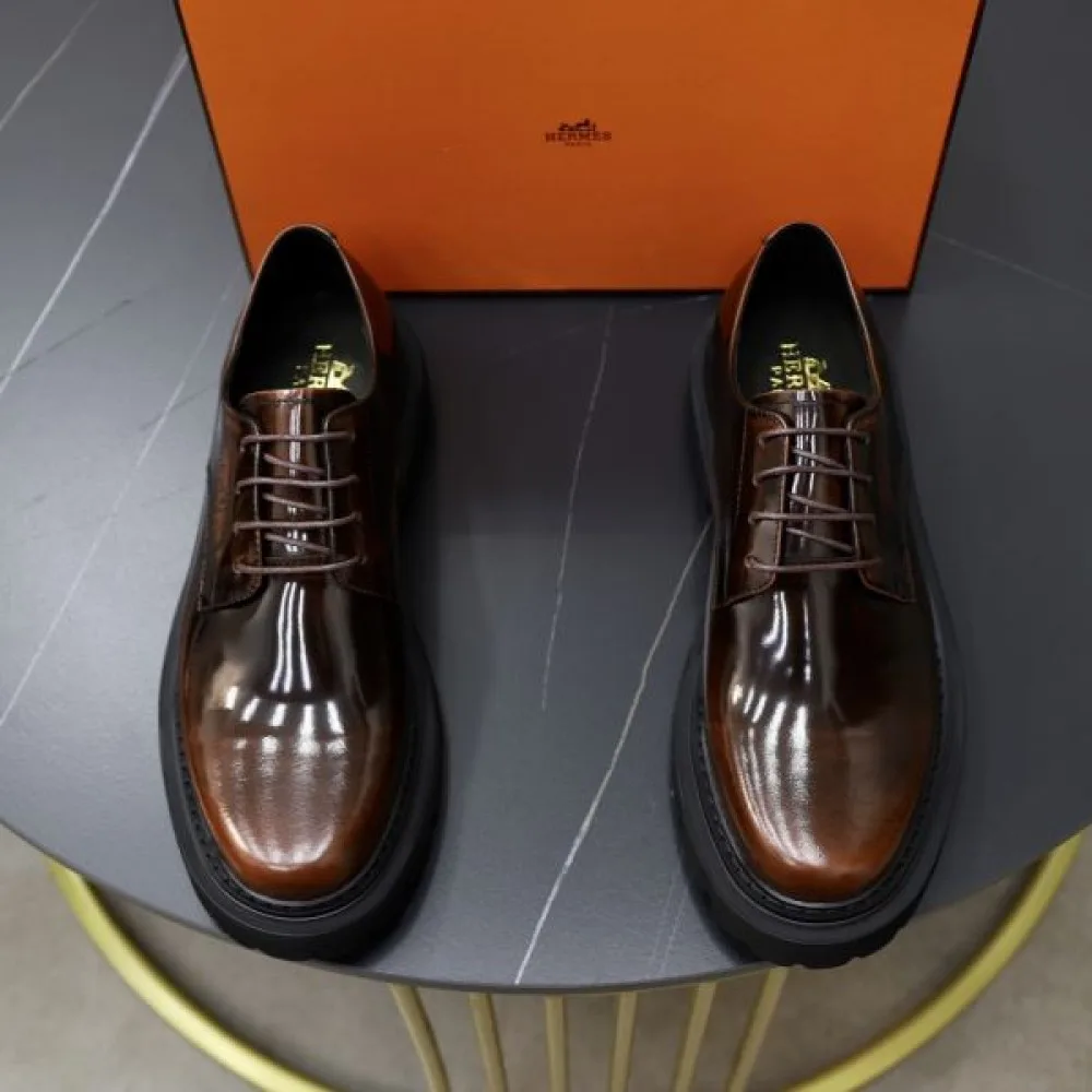 HERMES エルメス 完売大人気アイテム 2026 メンズ用 ビジネスシューズ 商品画像 3