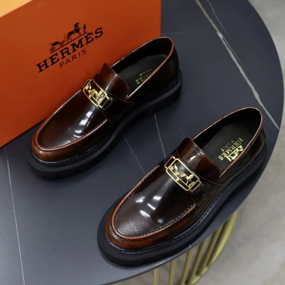 HERMES エルメス 最新人気話題沸騰中 2026 メンズ用 ビジネスシューズ 商品画像 4