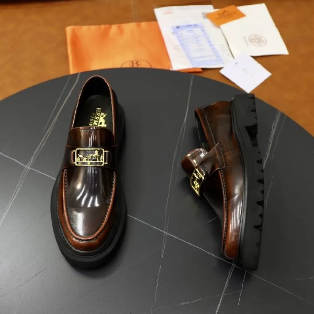 HERMES エルメス 最新人気話題沸騰中 2026 メンズ用 ビジネスシューズ 商品画像 6