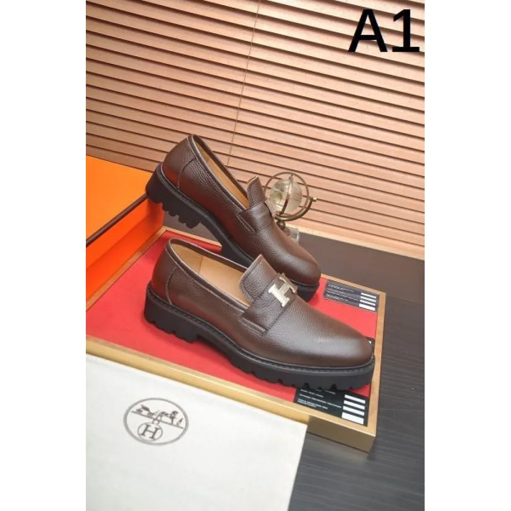 2024FW メンズ用 ビジネスシューズ HERMES エルメス 一目置かれる秋冬新作 商品画像 1