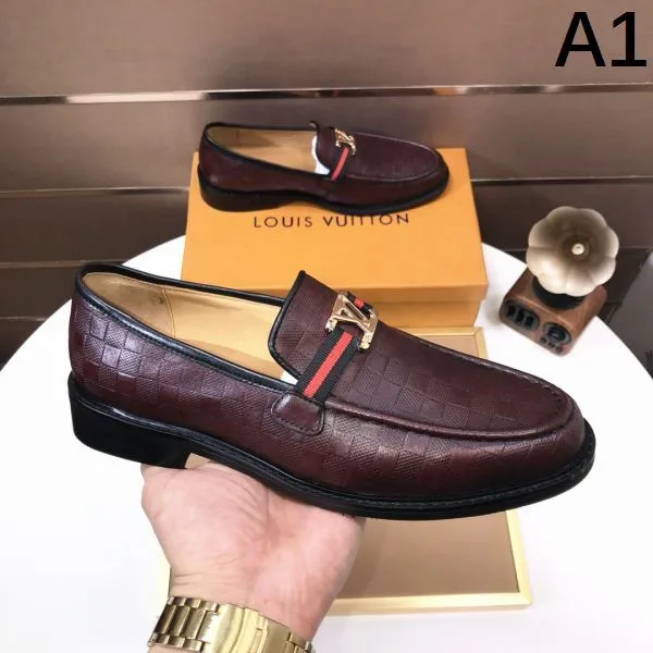 LOUIS VUITTON ルイヴィトン 限定デザイン 2026 メンズ用 ビジネスシューズ 商品画像 10