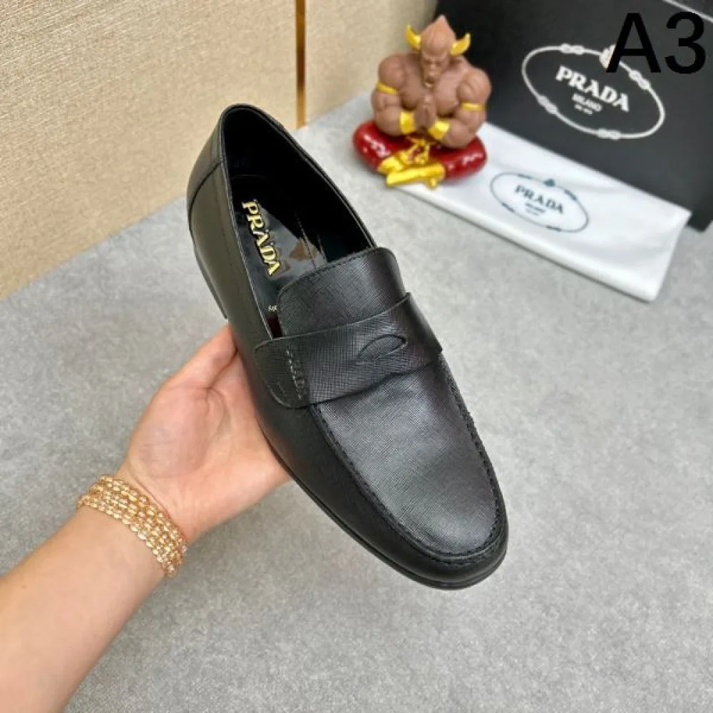 PRADA プラダ 今季はファション感漂う 2026 メンズ用 ビジネスシューズ 商品画像 3