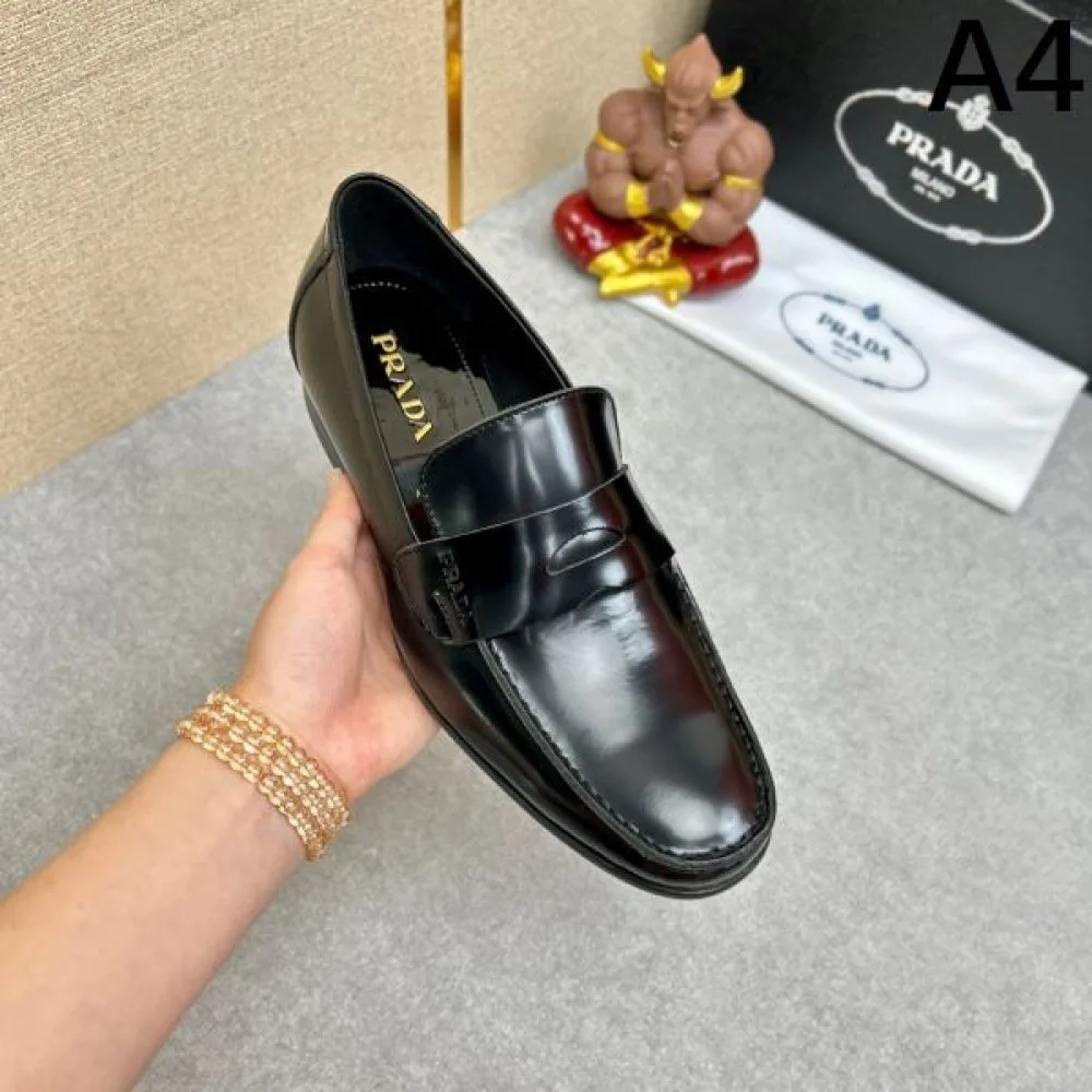 PRADA プラダ 今季はファション感漂う 2026 メンズ用 ビジネスシューズ 商品画像 4