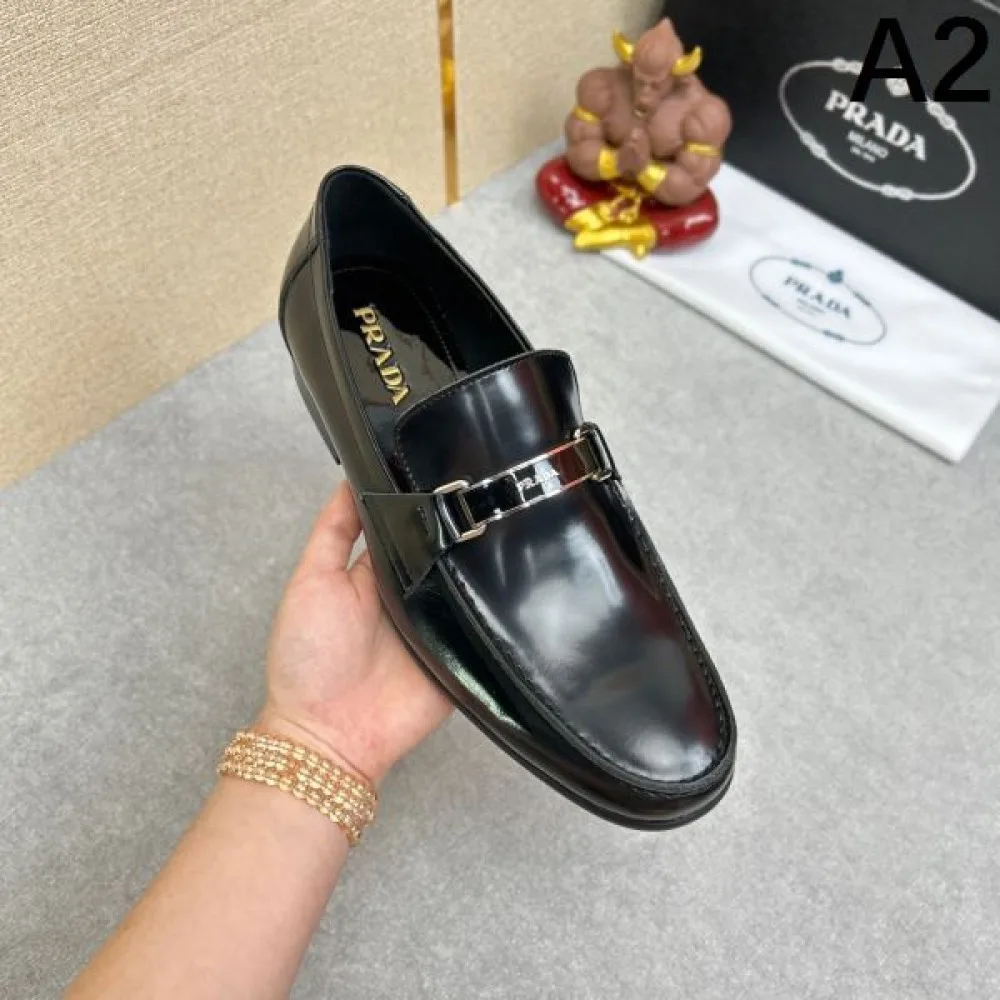 PRADA プラダ 今すぐ買えちゃう!新着 2026 メンズ用 ビジネスシューズ 商品画像 2
