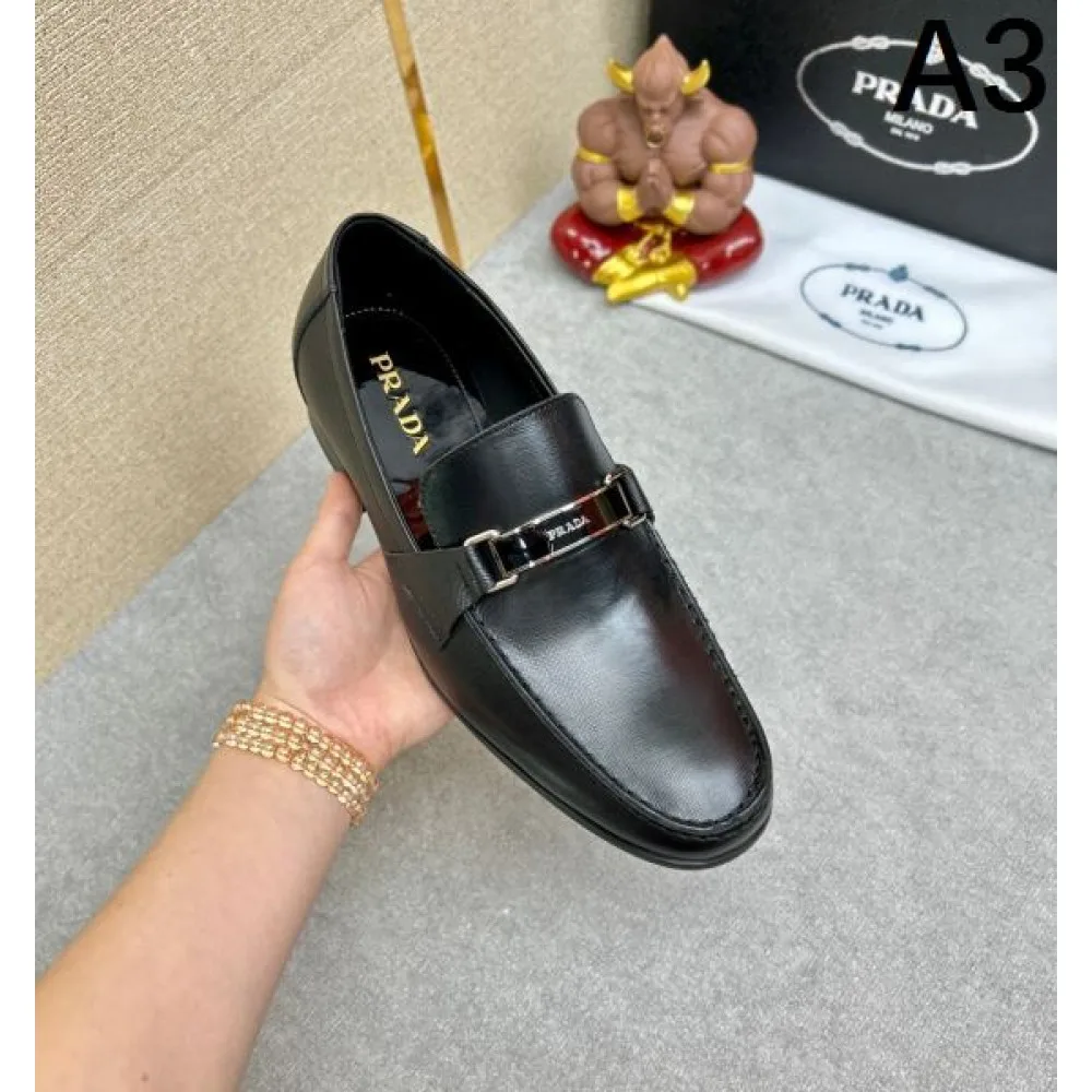 PRADA プラダ 今すぐ買えちゃう!新着 2026 メンズ用 ビジネスシューズ 商品画像 3