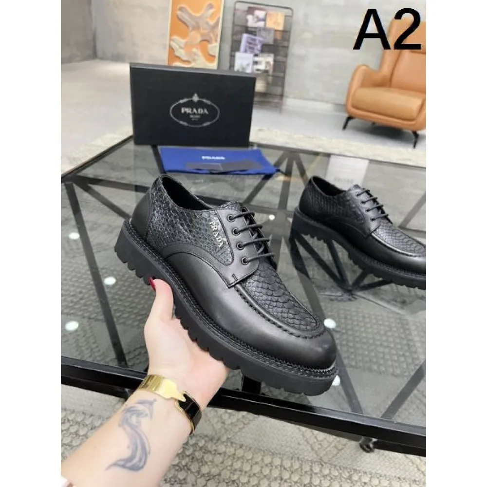PRADA プラダ 今や定番アイテム好評品 2026 メンズ用 ビジネスシューズ 商品画像 2