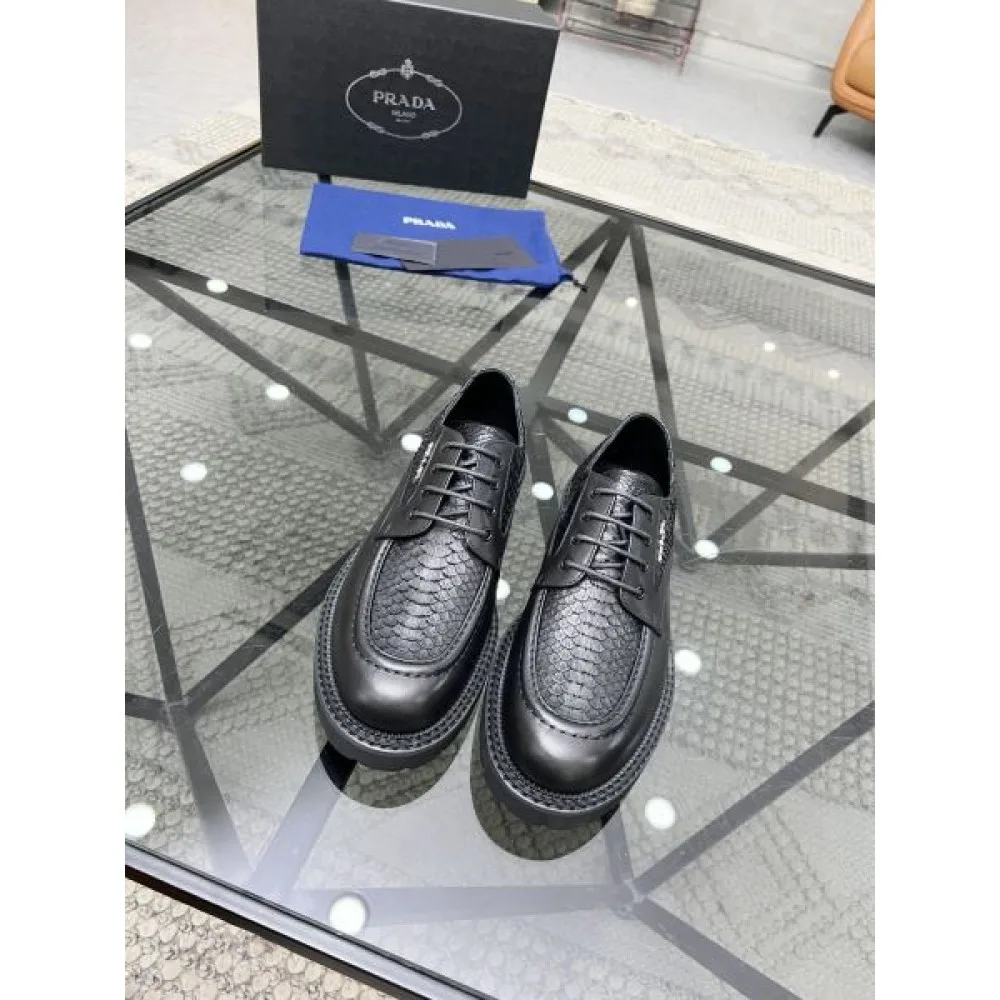 PRADA プラダ 今や定番アイテム好評品 2026 メンズ用 ビジネスシューズ 商品画像 4