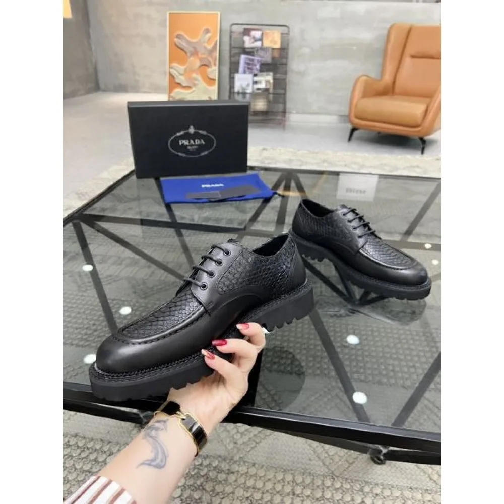 PRADA プラダ 今や定番アイテム好評品 2026 メンズ用 ビジネスシューズ 商品画像 5