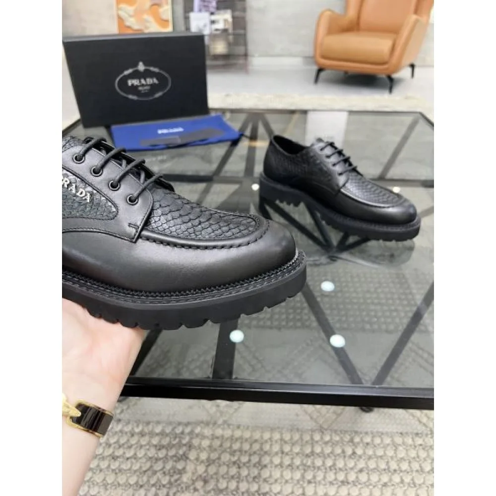 PRADA プラダ 今や定番アイテム好評品 2026 メンズ用 ビジネスシューズ 商品画像 6